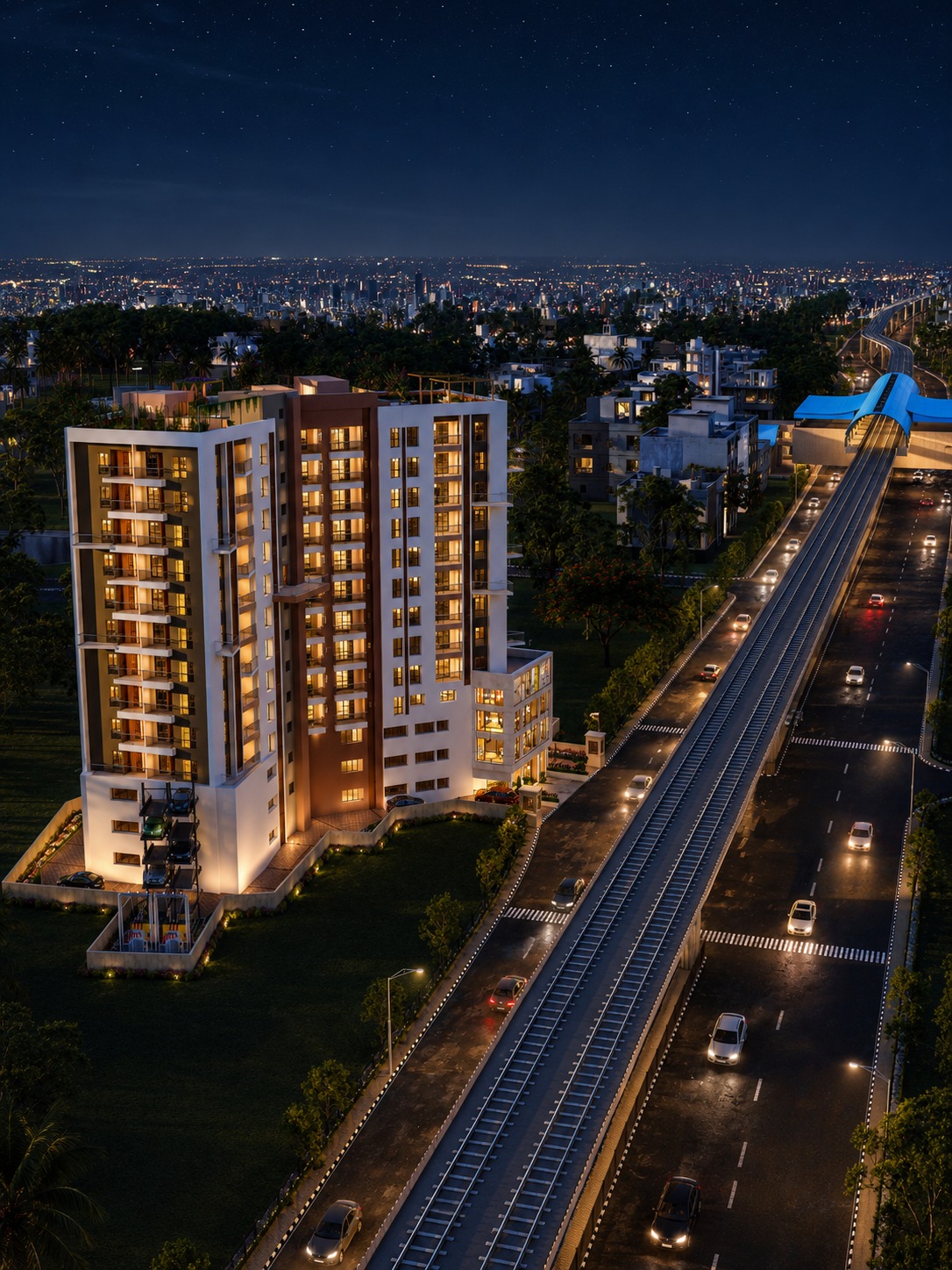 Behala Silpara,on D.H.Road,UST Skyview,2BHK 3BHK flat (PA304)