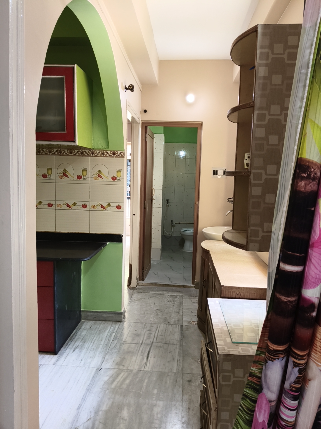 Garfa,Rajcon Enclave,1125sqft,3BHK Rent (OA485)