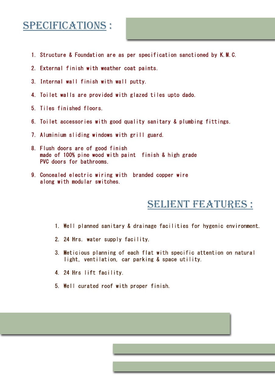 Behala Chowrasta Pearabagan,Fakir Para Road,Nivedita Enclave,807sqft,2BHK (PA190)