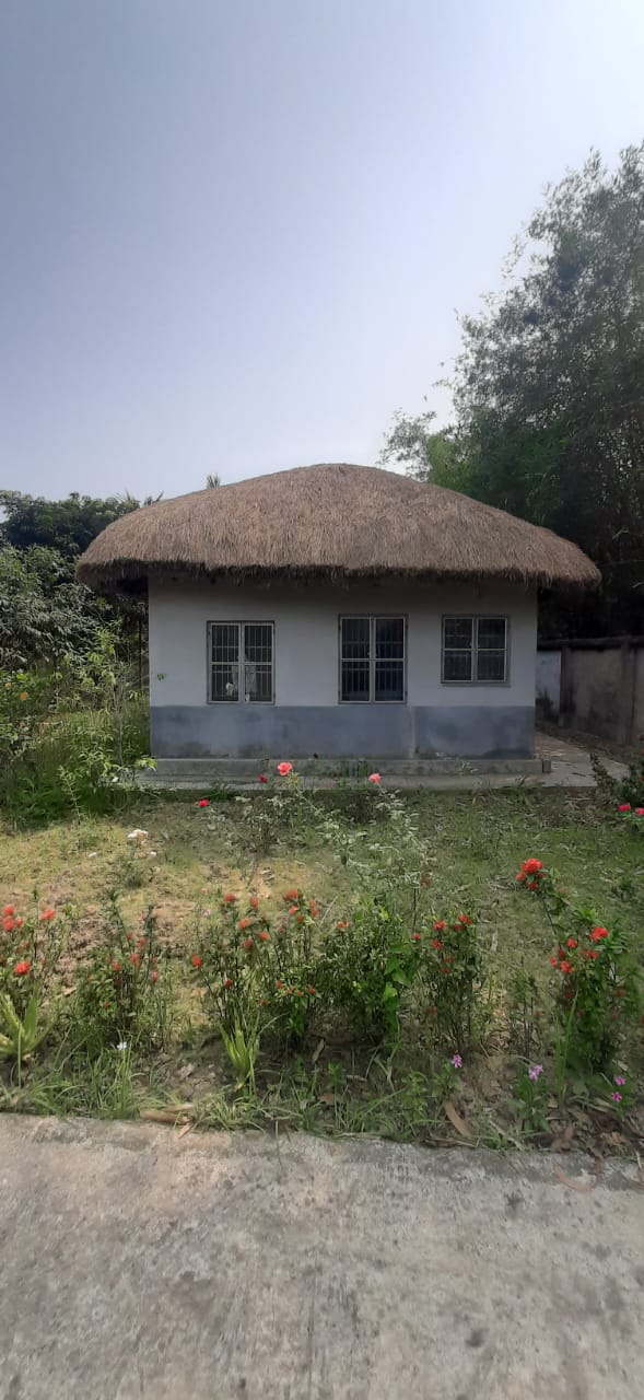 Falta,Mala Radhapur,50katha Land with 2Storey Bagan Bari (OA376)