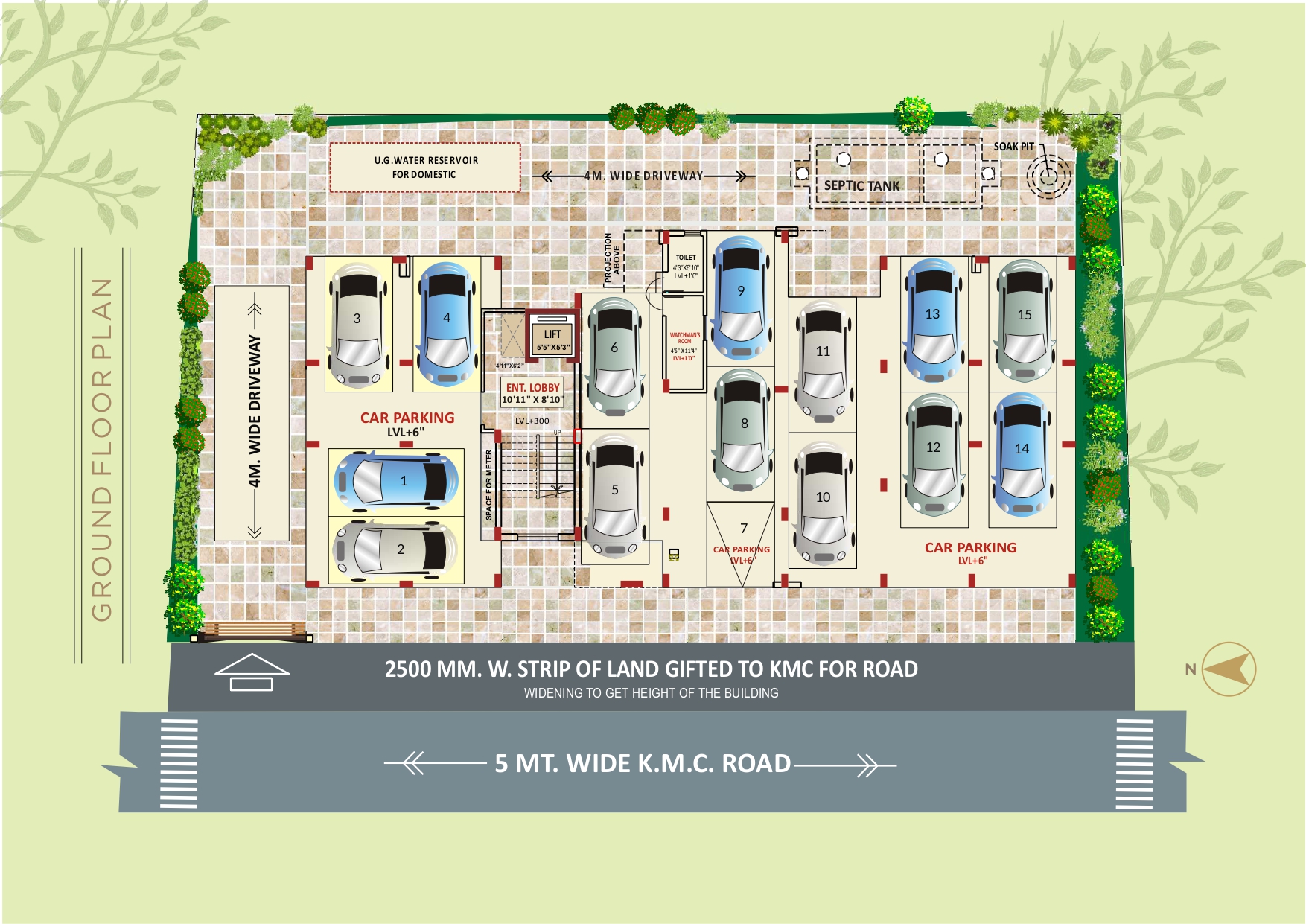 Behala Sakherbazar,Motilal Gupta Road,Krish Apartment,2BHK (PA100)