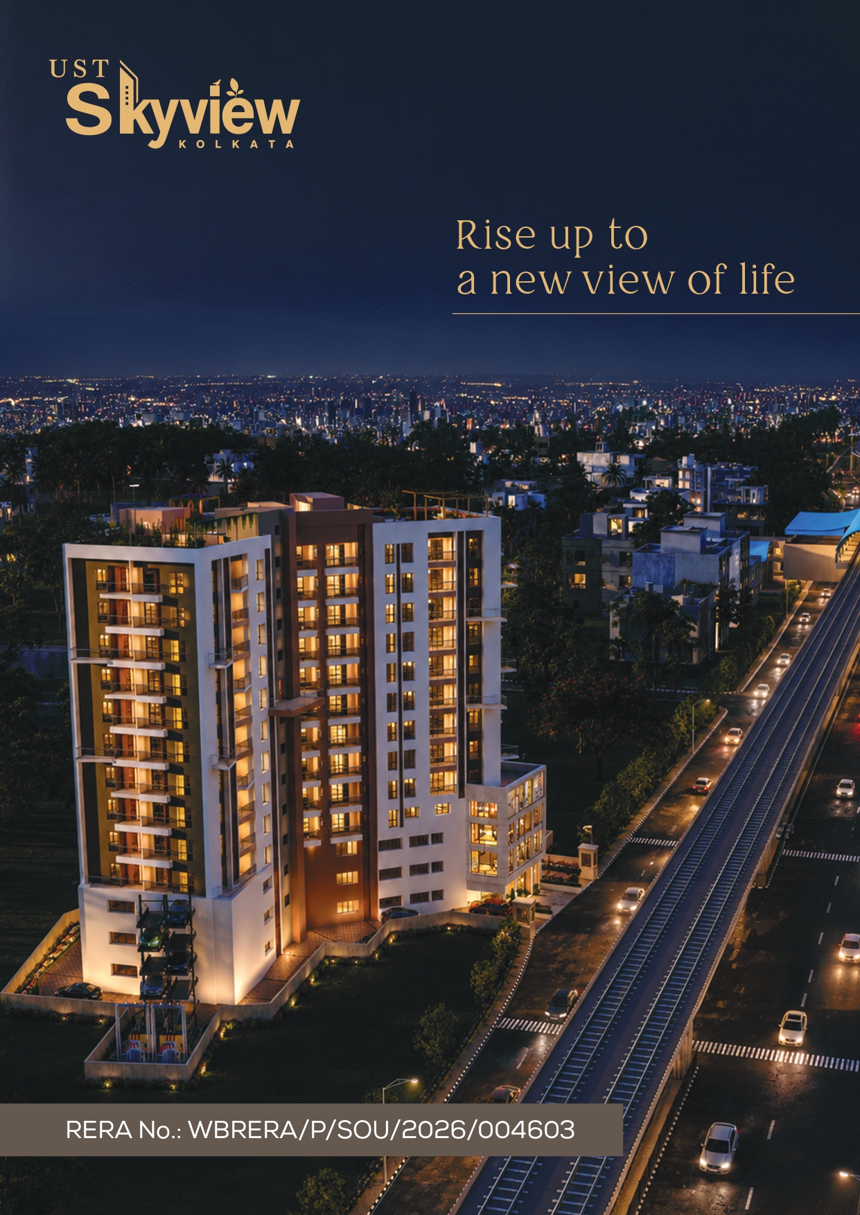 Behala Silpara,on D.H.Road,UST Skyview,2BHK 3BHK flat (PA304)