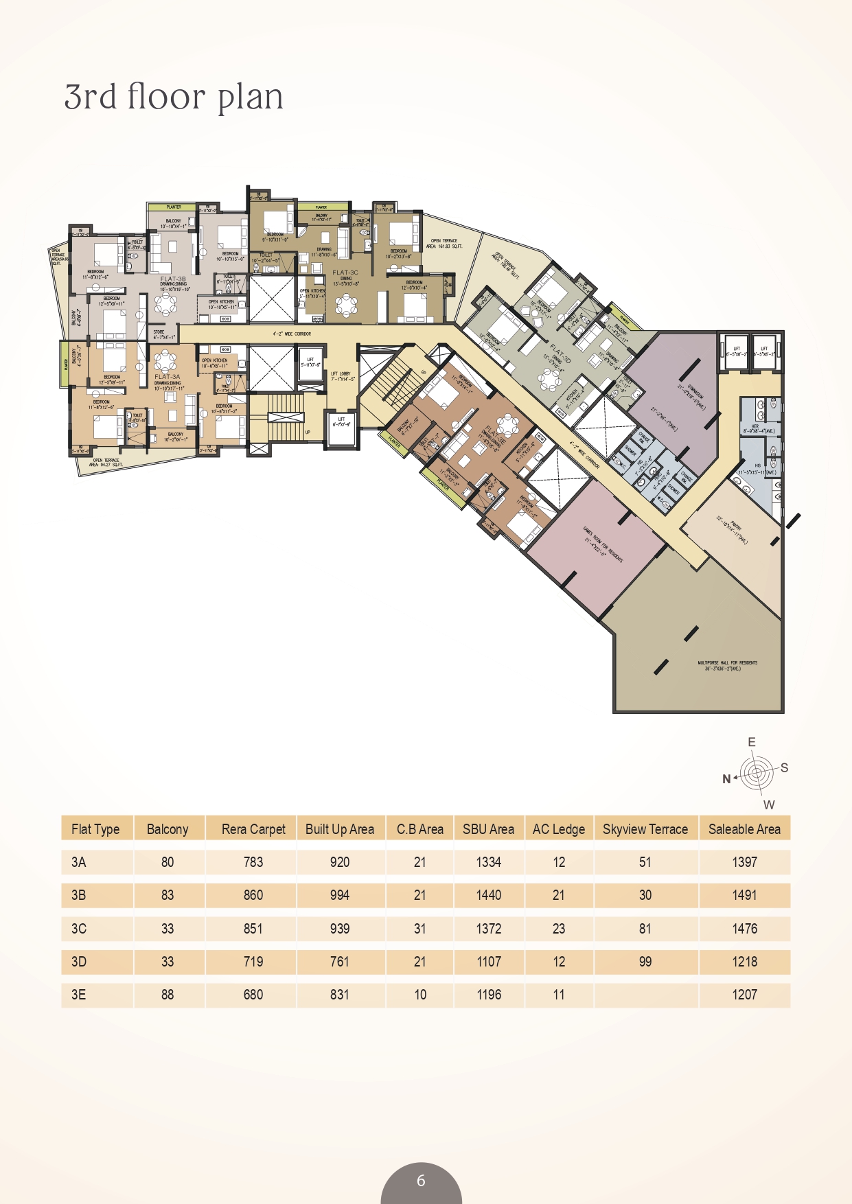 Behala Silpara,on D.H.Road,UST Skyview,2BHK 3BHK flat (PA304)