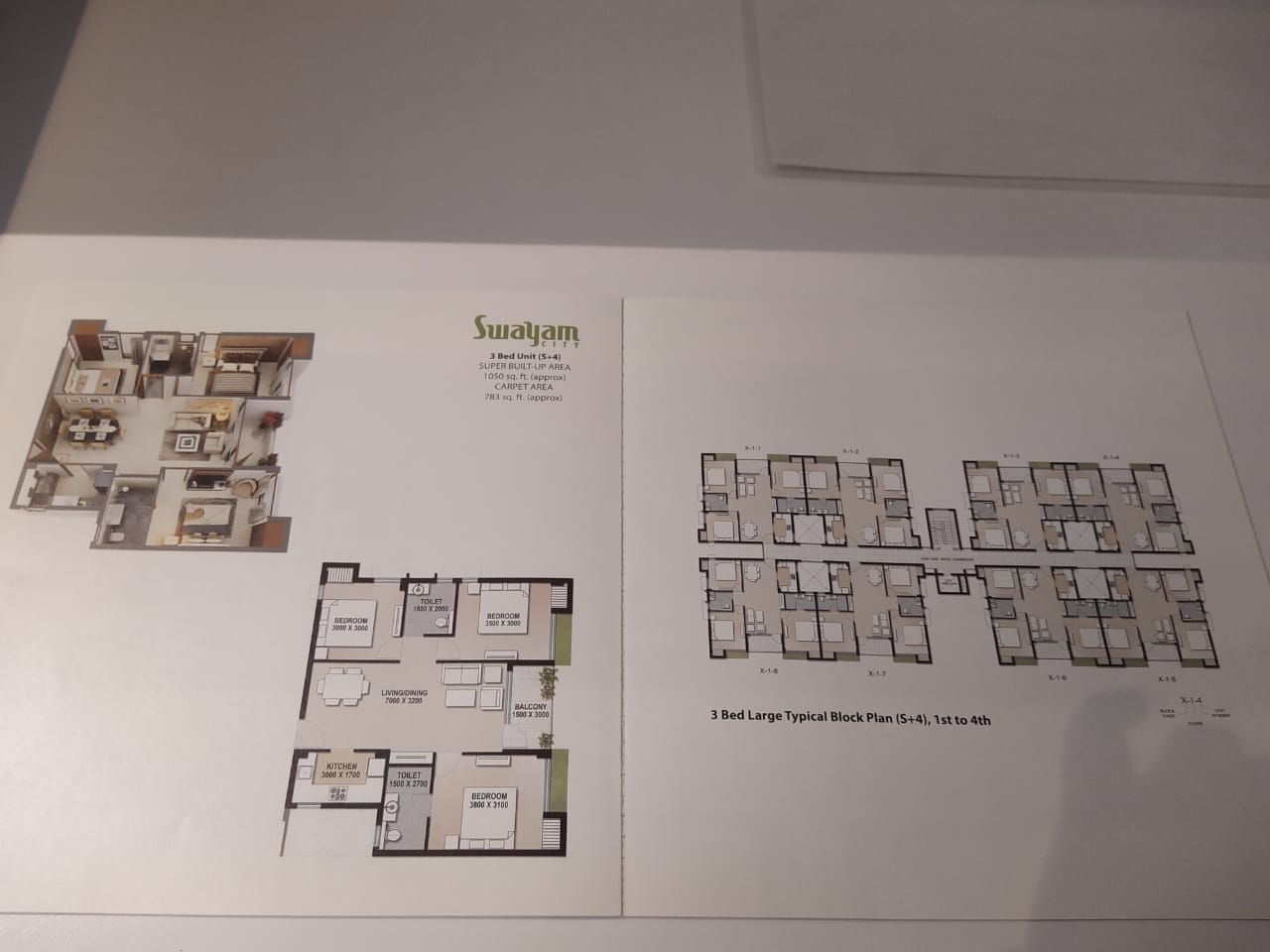 Bhasa,South 24pgs District, Swayam City Complex,1050sqft,3BHK (OA455)