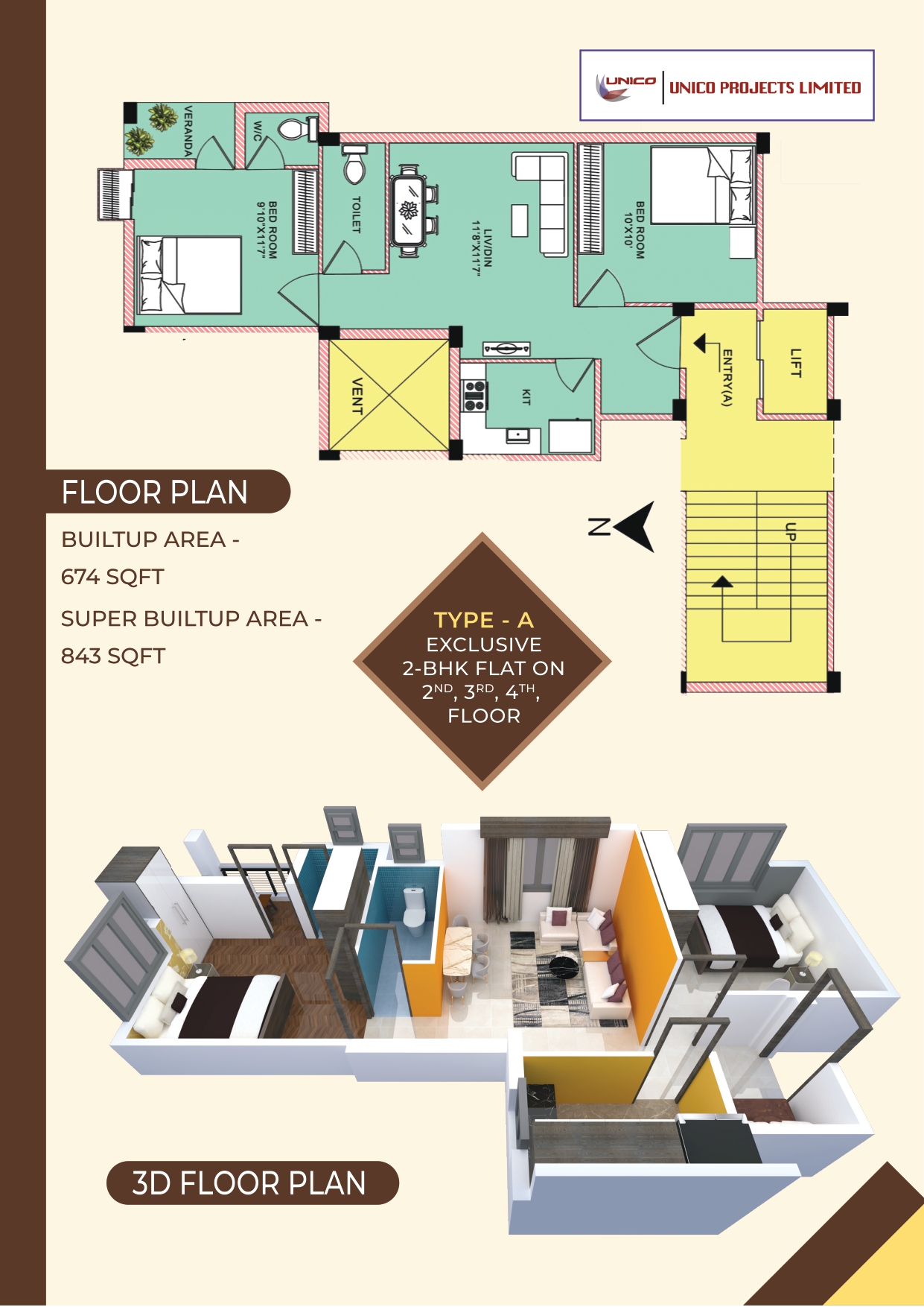 Shibrampur,Vinayak Plaza Apartment,843sqft,2BHK (PA507)